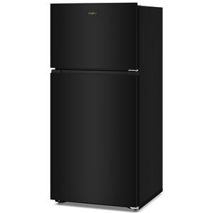 Whirlpool 28 in. 14.3 cu. ft. Top Freezer Refrigerator - Black, Black, hires