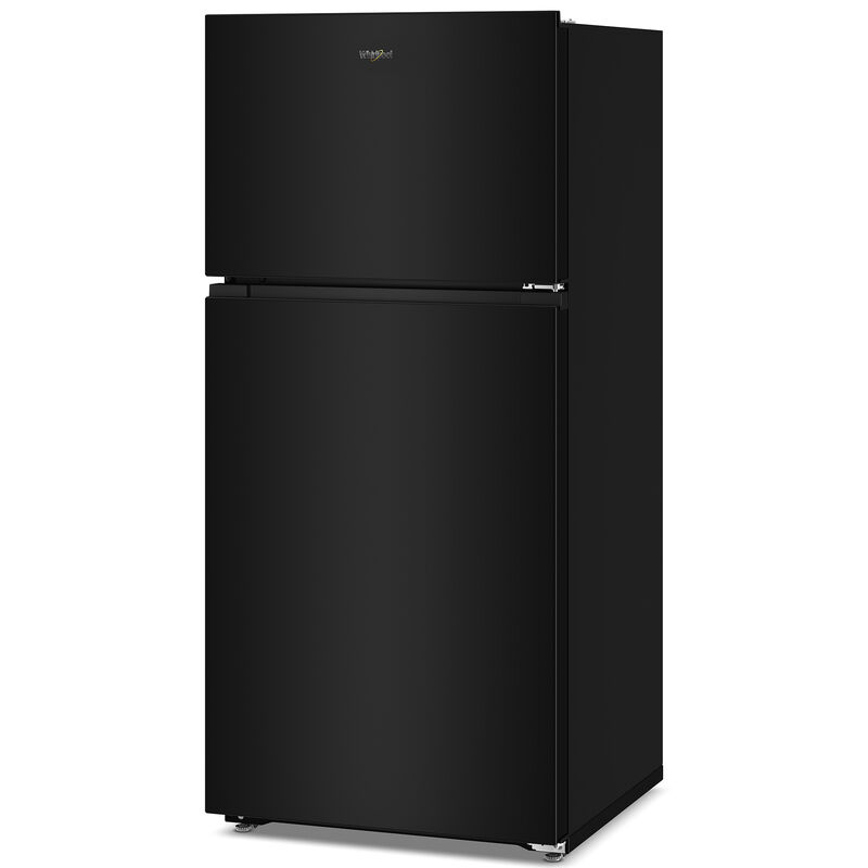 Whirlpool 28 in. 14.3 cu. ft. Top Freezer Refrigerator - Black, Black, hires