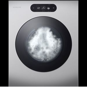 LG SIGNATURE 29 in. 9.0 cu. ft. Smart Stackable Gas Dryer with Built-In Intelligence, TurboSteam, AI Sensor Dry & Sanitize Cycle - Brushed Platinum Steel, , hires