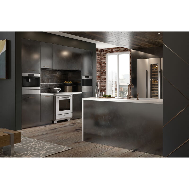 Wolf M Series 24 in. 1.7 cu. ft. Steam Electric Single Wall Oven with Standard Convection - Stainless Steel, , hires