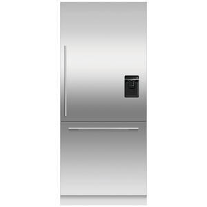 Fisher & Paykel Series 7 36 in. 16.8 cu. ft. Built-In Smart Counter Depth Bottom Freezer Refrigerator with Water Dispenser - Custom Panel Ready, , hires
