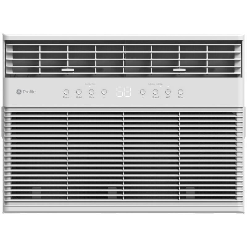 GE Profile 8,000 BTU 115V Smart Window Air Conditioner with Inverter, 3 Fan Speeds, Sleep Mode & Remote Control - White, , hires
