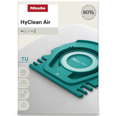 Miele TU HyClean Air 4 Vacuum Bags for Guard L1 & Guard S1 | 12774420