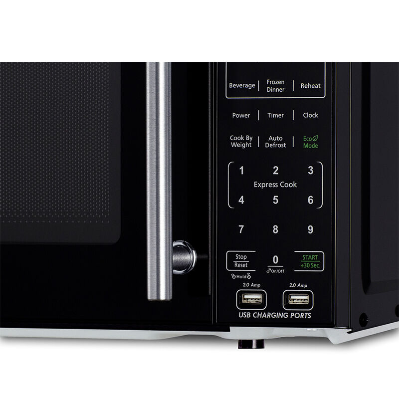 Summit 18 in. 0.7 cu. ft. 700W Countertop Microwave - Black, , hires