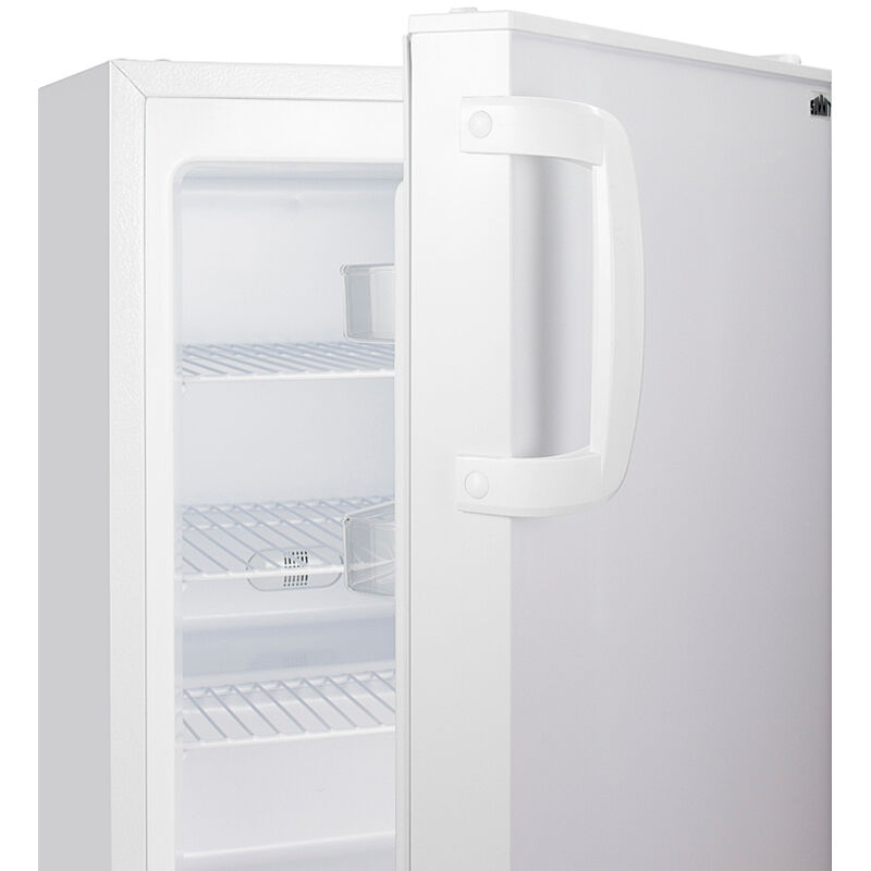 Summit 20" 2.7 Cu. Ft. Built-In Upright Compact Freezer with Adjustable Shelves & Digital Control - White, , hires