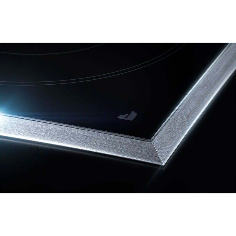 JennAir Lustre Stainless 36 in. 5-Burner Electric Cooktop with Simmer Burner & Power Burner - Stainless Steel, , hires