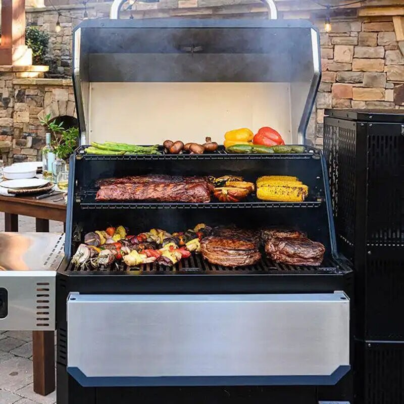Masterbuilt Gravity Series 1050 Digital Charcoal Grill + Smoker, , hires
