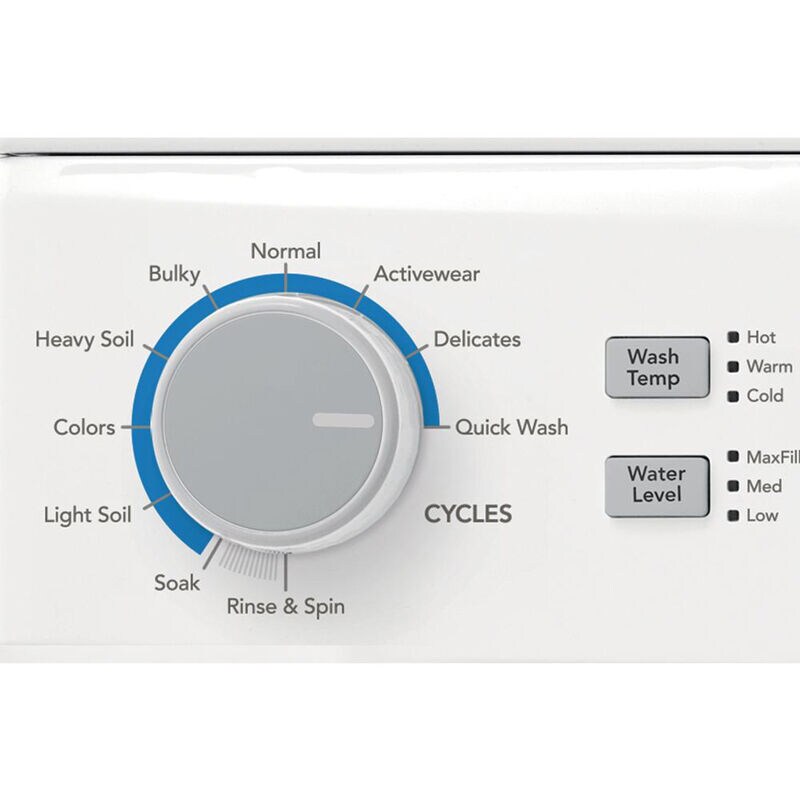 Frigidaire 27 in. Laundry Center with 3.9 cu. ft. Washer with 11 Wash Programs & 5.5 cu. ft. Gas Dryer & 10 Dryer Programs - White, , hires