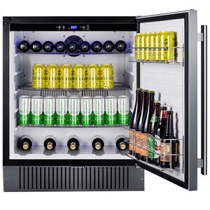 Summit 27 in. 4.9 cu. ft. Undercounter Refrigerator - Stainless Steel, , hires