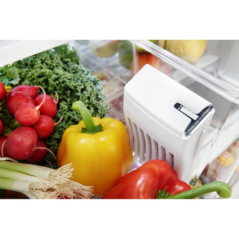 Whirlpool 30 in. 19.7 cu. ft. French Door Refrigerator with Ice Maker - Black Stainless, Black Stainless, hires