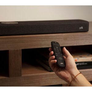Polk React Home Theater Sound Bar with Built-In Alexa Voice Control - Black, , hires
