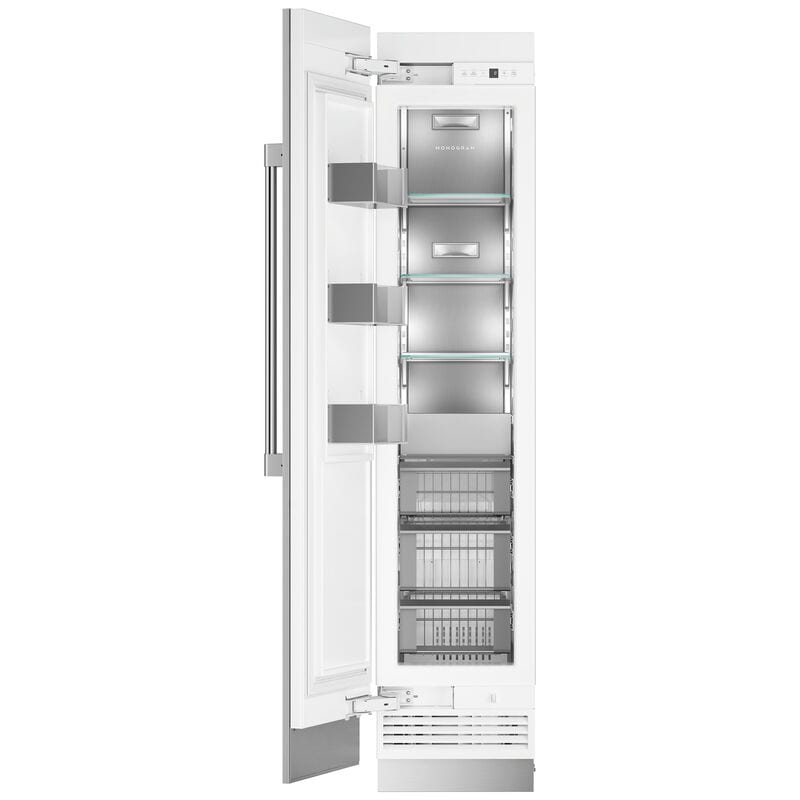Monogram 18 in. 8.3 cu. ft. Built-in Smart Upright Freezer with Ice-Maker & Adjustable Shelves - Custom Panel Ready, , hires