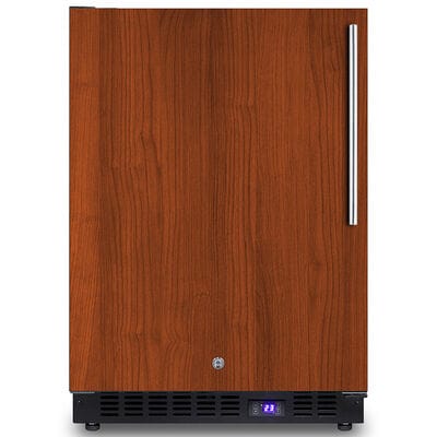 Summit 24 in. 4.7 cu. ft. Built-In Frost Free Compact Upright Freezer with Adjustable Shelves - Custom Panel Ready | SCFF53BIFLH