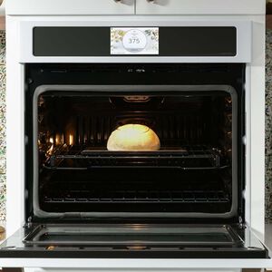 Cafe Professional Series 30 in. 10 cu. ft. Smart Top Control Electric Double Wall Oven with True European Convection - Matte White, Matte White, hires