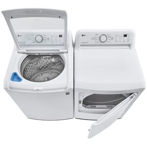 LG 27 in. 7.3 cu. ft. Electric Dryer with Sensor Dry Technology & Solid White Door Trim - White, , hires