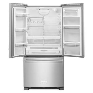 KitchenAid 33 in. 22.1 cu. ft. French Door Refrigerator with Internal Filtered Water Dispenser - Stainless Steel, Stainless Steel, hires
