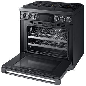 Dacor 36 in. 5.4 cu. ft. Smart Convection Oven Freestanding Gas Range with 6 Sealed Burners - Graphite Stainless Steel, , hires