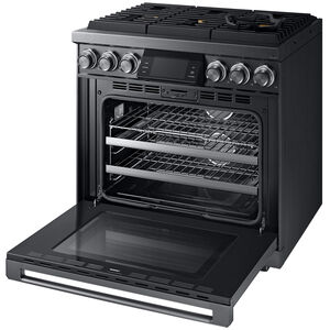 Dacor Contemporary 36 in. 5.4 cu. ft. Smart Dual Convection Gas Range with 6 Sealed Burners - Graphite Stainless, , hires
