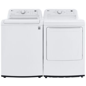 LG 27 in. 7.3 cu. ft. Electric Dryer with Sensor Dry Technology & Solid White Door Trim - White, , hires