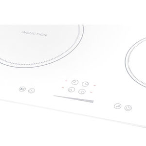 Summit 24 in. 4-Burner Induction Cooktop - White, , hires