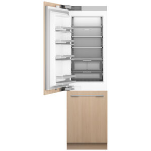 Fisher & Paykel Series 11 24 in. 12.1 cu. ft. Built-In Counter Depth Bottom Freezer Refrigerator with Internal Water Dispenser - Custom Panel Ready, , hires