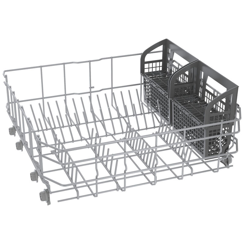 Bosch 100 Series 24 in. Front Control Smart Dishwasher with 50 dBa Sound Level, PureDry & Pocket - Stainless Steel, , hires