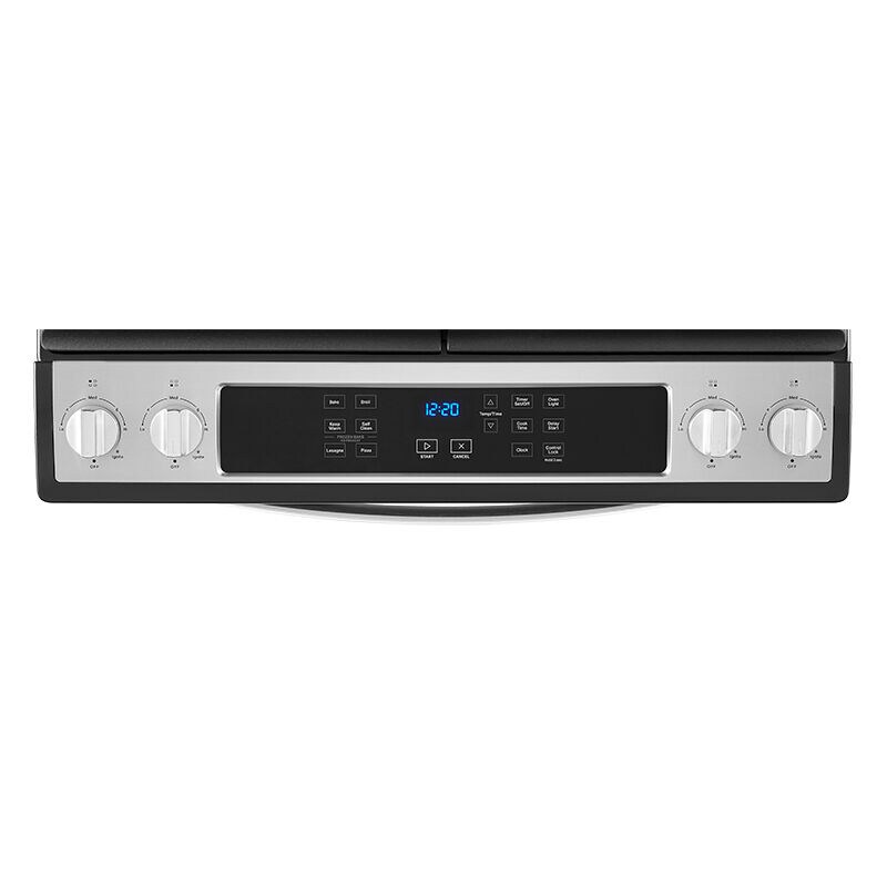 Whirlpool 30 in. 5 cu. ft. Slide-In Gas Range with 4 Sealed Burners - Stainless Steel, Stainless Steel, hires