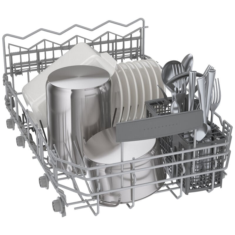 Bosch 800 Series 18 in. Front Control Smart Dishwasher with 44 dBa Sound Level, 3rd-Rack & CrystalDry - Stainless Steel, , hires