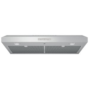 GE Profile 36 in. Convertible Standard Style Range Hood with 390 CFM, 4 Fan Speeds & 2 LED Lights - Stainless Steel, , hires
