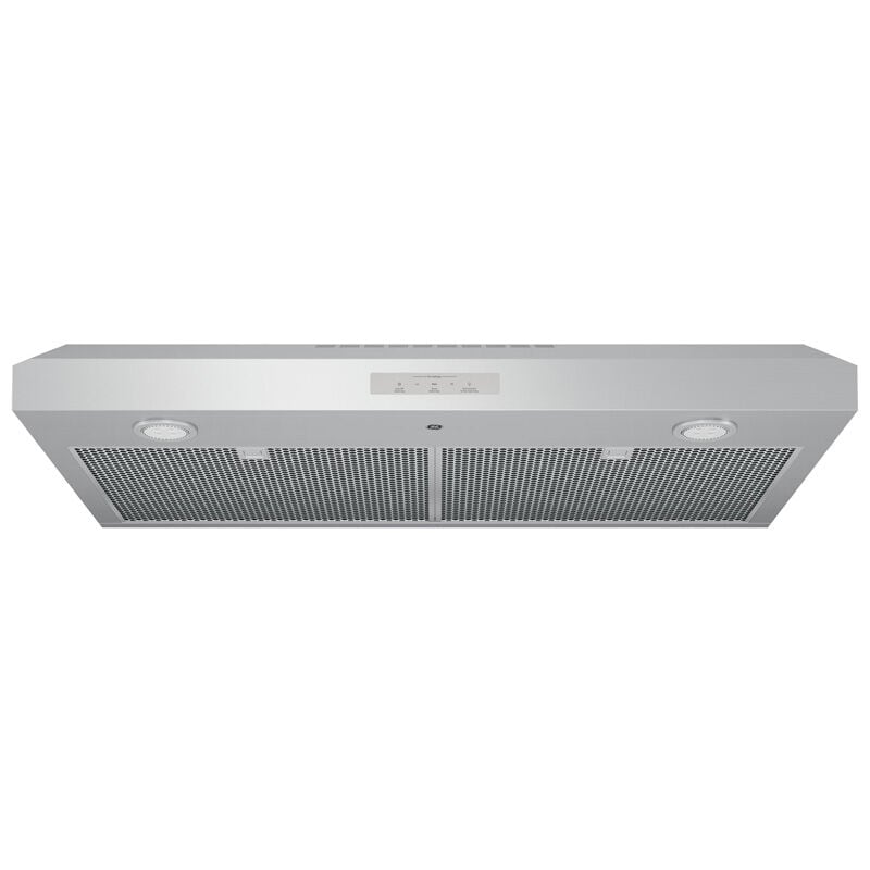 GE Profile 36 in. Convertible Standard Style Range Hood with 390 CFM, 4 Fan Speeds & 2 LED Lights - Stainless Steel, , hires