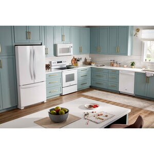 Whirlpool 30 in. 5.3 cu. ft. Air Fry Standard Convection Electric Range with Radiant Burners - White, , hires