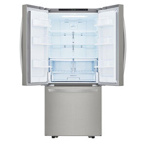 LG 30 in. 21.8 cu. ft. French Door Refrigerator with Ice Maker - Stainless Steel, Stainless Steel, hires