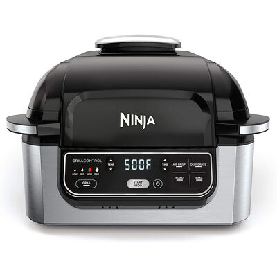 Ninja Foodi 5-in-1 Indoor Electric Grill with 4-qt. Air Fryer | AG301