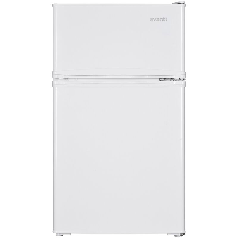 Avanti 19 in. 3.1 cu. ft. Mini Fridge with Top Freezer - White, White, hires