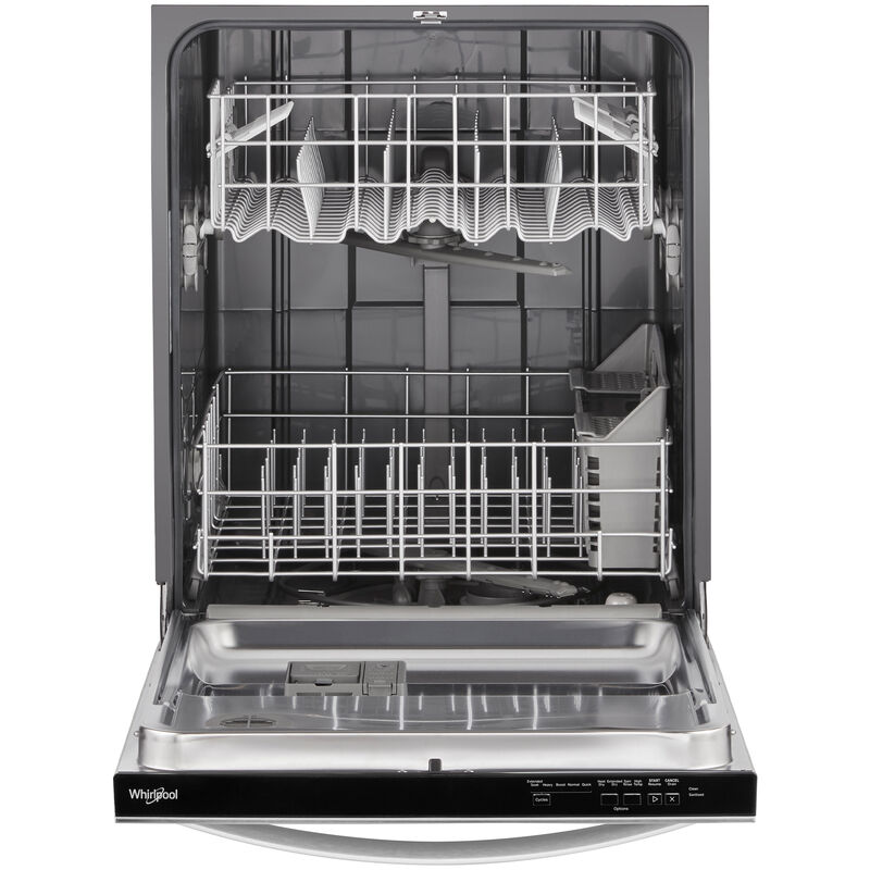 Whirlpool 24 in. Top Control Dishwasher with 55 dBa Sound Level - Fingerprint Resistant Stainless, , hires