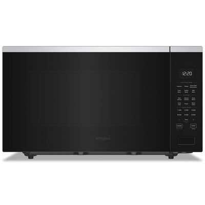 Whirlpool 25 in. 2.2 cu. ft. Countertop Microwave with 10 Power Levels & Sensor Cooking Controls - Fingerprint Resistant Stainless Steel | WMCS7024PZ
