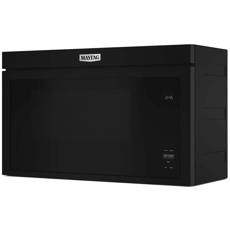 Maytag 30 in. 1.1 cu. ft. Over-the-Range Microwave with 10 Power Levels, 300 CFM & Sensor Cooking Controls - Black, , hires