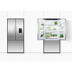 Fisher & Paykel Series-7 31 in. 16.9 cu. ft. Smart Counter Depth French Door Refrigerator with External Water Dispenser- Stainless Steel, , hires