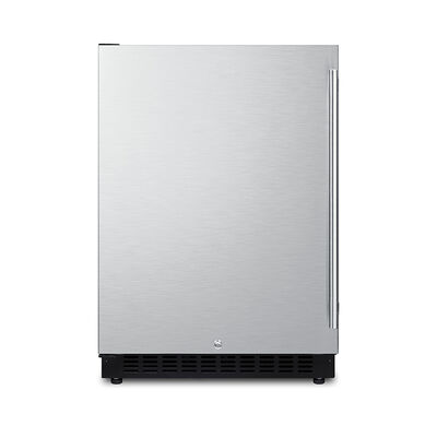 Summit 24 in. 4.8 cu. ft. Undercounter Refrigerator - Stainless Steel | AL54CSS