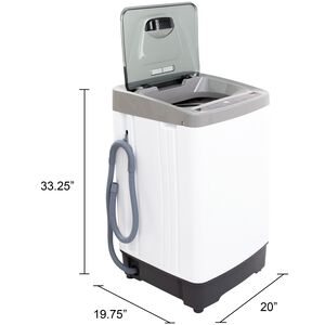 Avanti 20 in. 1.4 cu. ft. Compact Portable Washer - White, , hires