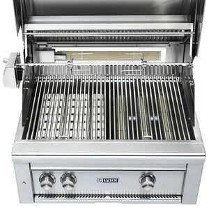 Lynx Professional 30 in. 2-Burner Built-In Natural Gas Grill with Rotisserie & Smoker Box - Stainless Steel, , hires