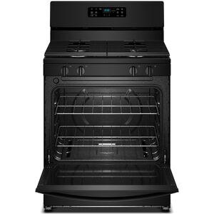 Whirlpool 30 in. 5.1 cu. ft. Gas Range with 4 Sealed Burners - Black, , hires