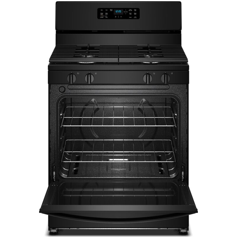 Whirlpool 30 in. 5.1 cu. ft. Gas Range with 4 Sealed Burners - Black, , hires