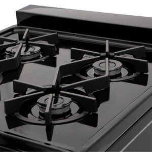 Premier 24 in. 2.9 cu. ft. Gas Range with 4 Sealed Burners - Black, , hires