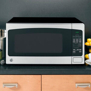 GE 24 in. 2.0 cu.ft Countertop Microwave with 10 Power Levels & Sensor Cooking Controls - Stainless Steel, Stainless Steel, hires