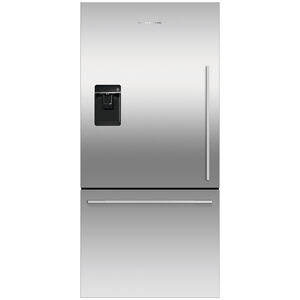 Fisher & Paykel Series 5 31 in. 17.1 cu. ft. Smart Counter Depth Bottom Freezer Refrigerator with External Water Dispenser- Stainless Steel, , hires
