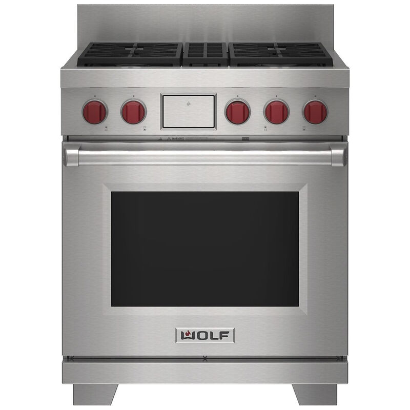 Wolf 5" Stainless Steel Riser for 30" Dual Fuel Range, , hires