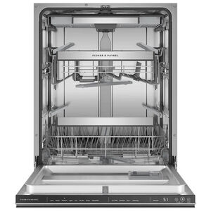 Fisher & Paykel Series 7 24 in. Smart Built-In Dishwasher with Top Control, 42 dBA Sound Level, 15 Place Settings, 8 Wash Cycles & Sanitize Cycle - Stainless Steel, , hires
