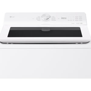 LG 27 in. 4.8 cu. ft. Smart Top Load Washer with 4-Way Agitator, EasyUnload & AI Sensing - Alpine White, Alpine White, hires
