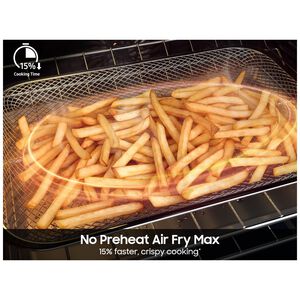 Samsung Bespoke 30 in. 6.3 cu. ft. Smart Air-Fry True European Convection Slide-In Electric Range with Radiant Burners - Matte Black Steel, Matte Black Steel, hires